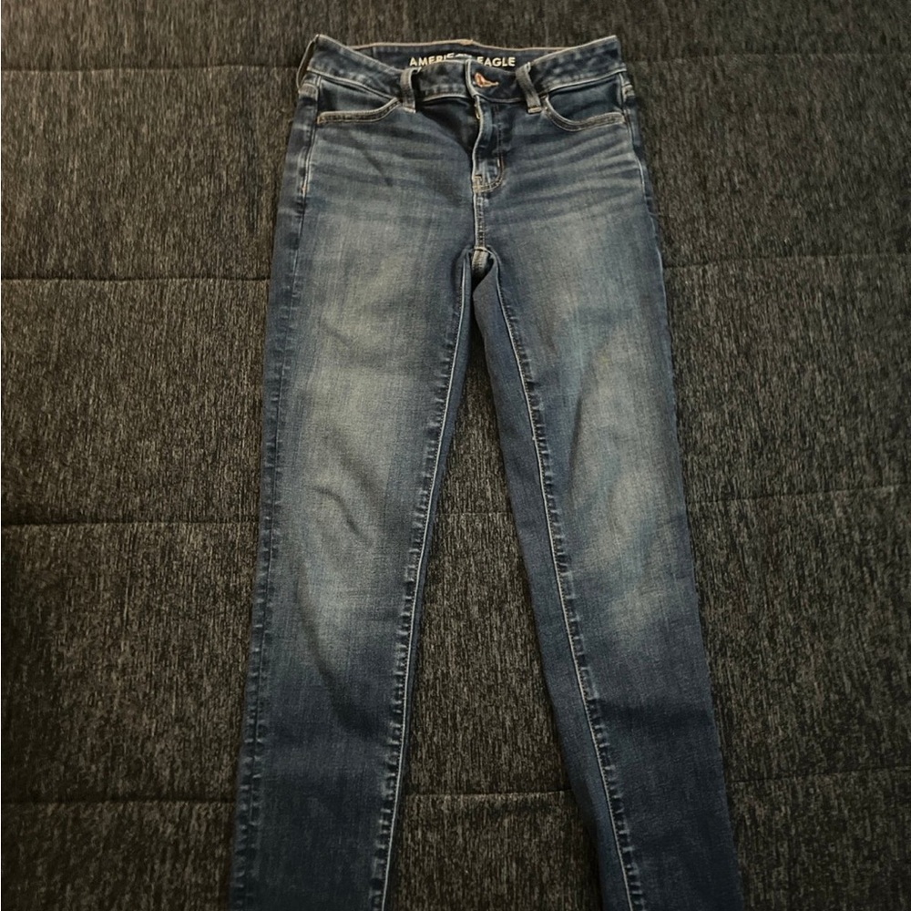 American Eagle Outfitters Women's Blue Skinny Jeans